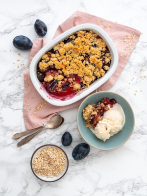 Pflaumen Crumble