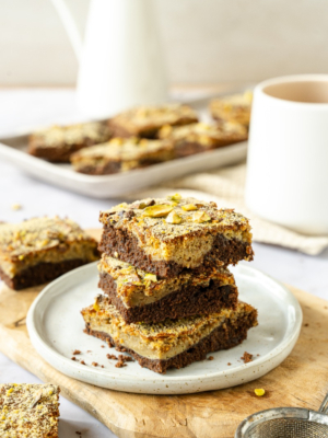 Pistazien-Brownies aus dem Airfryer