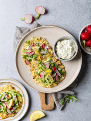 Proteinmüsli-Hüttenkäsetaler