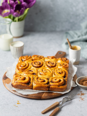 Zimt-Brioche-Schnecken