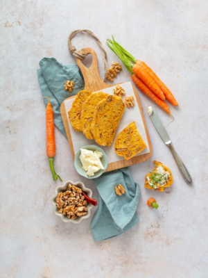 Schnelles Walnuss-Karottenbrot