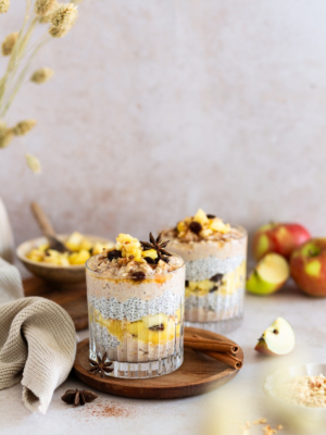 Chia-Porridge "Apfelstrudel"