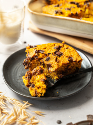 Golden Pumpkin Baked Porridge