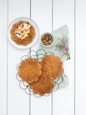 Carrot Cake Waffeln