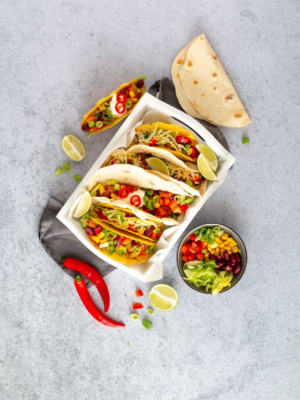 Chili con Hafer Tacos