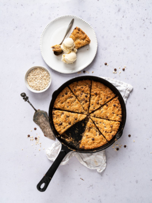 Oatmeal Chipper - Pfannenkeks mit Hafer und Schokolade
