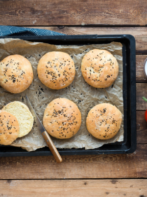 Dinkel Burgerbrötchen