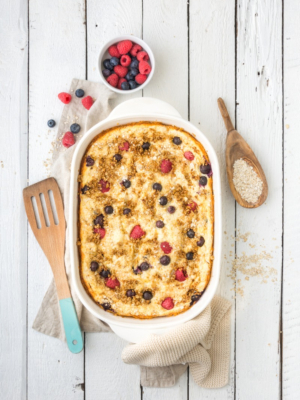 Frühstücksauflauf Hot Hafer