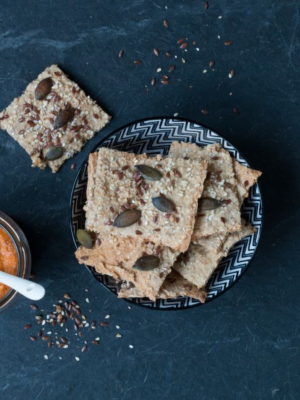 Glutenfreies Haferknäckebrot