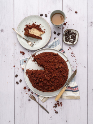 Hügel Torte mit Kaffeecreme