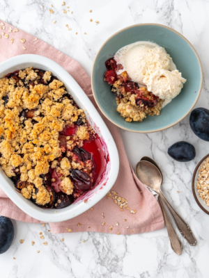 Pflaumen Crumble