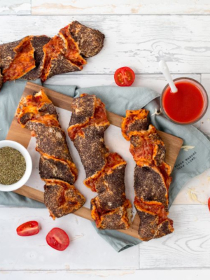 Glutenfreie Pizzastangen