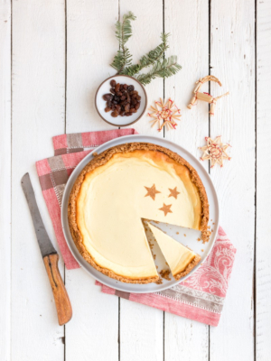 Käsekuchen mit Spekulatius