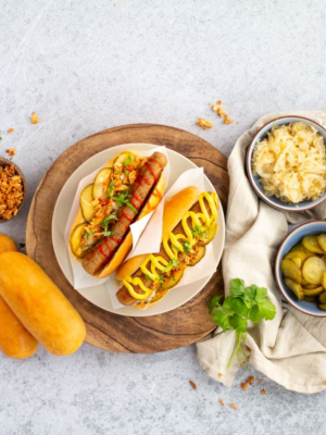Bratwurst Hot Dogs